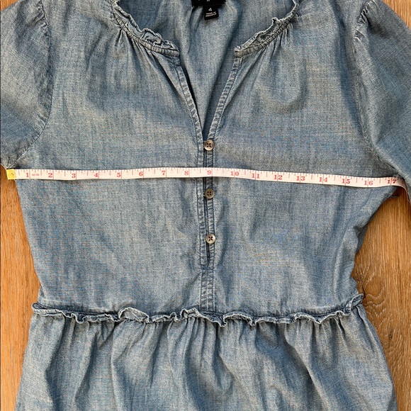 Jcrew Stylish Blue Denim Women’s Dress - Picture 8 of 11